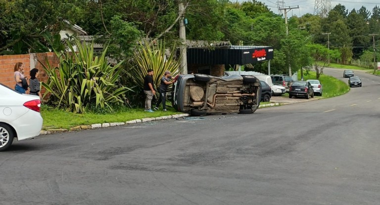 foto do acidente em canoas