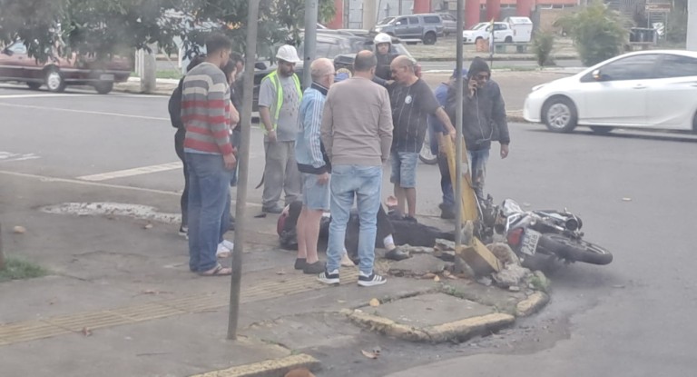 foto do acidente em canoas