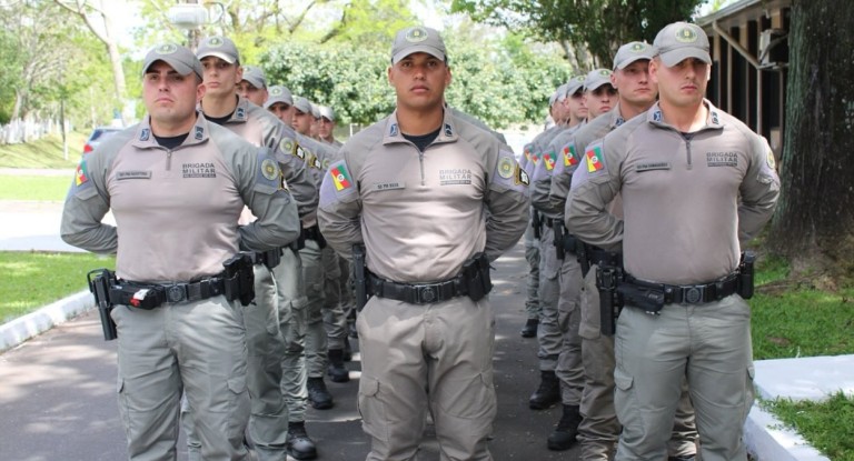 Brigada Militar recebe mais policiais para reforçar policiamento em Canoas