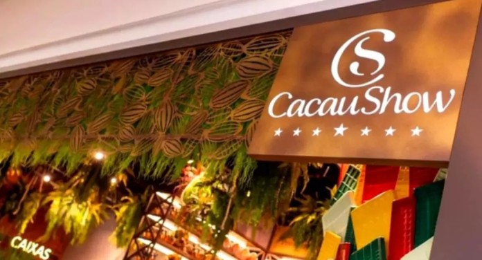 foto de uma loja da cacau show
