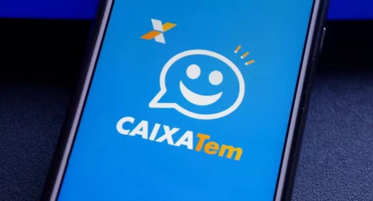 foto do aplicativo do caixa tem