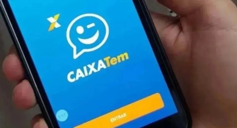 foto do aplicativo do caixa tem