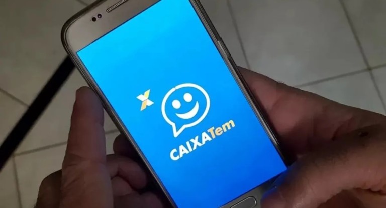 foto do aplicativo do caixa tem