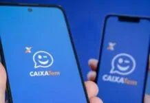 foto mostra o aplicativo do caixa tem