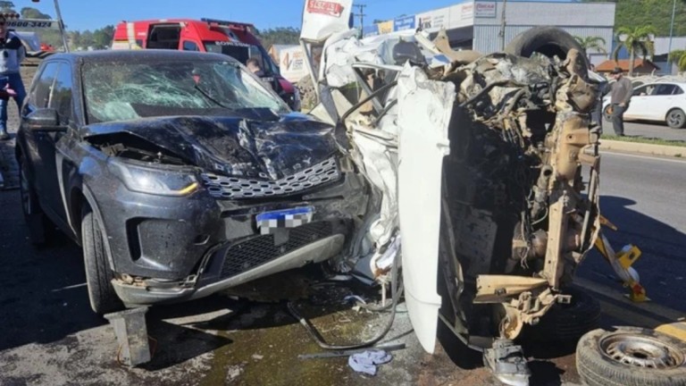 Ocorrência do acidente na BR-470