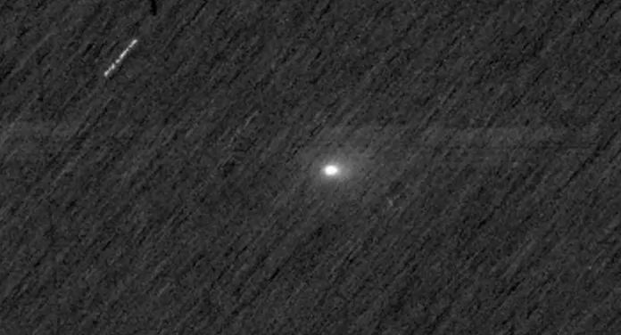 foto do cometa 3i atlas feita pela nasa