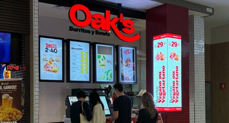 na foto, comida mexicana Canoas