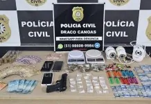 na foto, crimes canoas