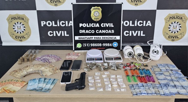 na foto, crimes canoas