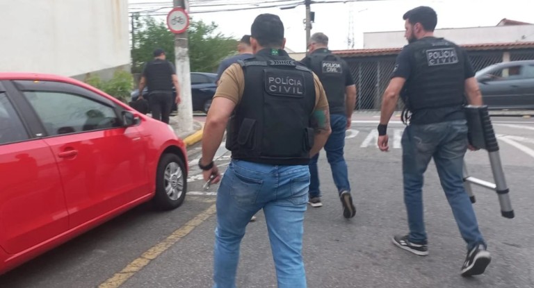 na foto, operação que combate golpe do falso pai de santo