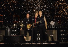 Foto mostra o trio do Green Day