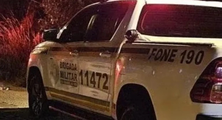 Ocorrência do homem morto em Cruz Alta