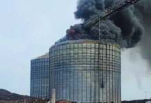 incêndio em empresa de Silo na BR-116