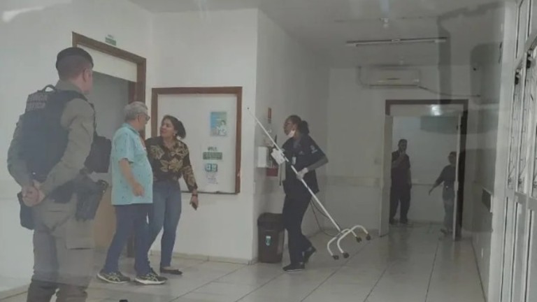 A UPA que teve o principio de incêndio em São Leopoldo