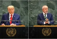 foto mostra lula e trump