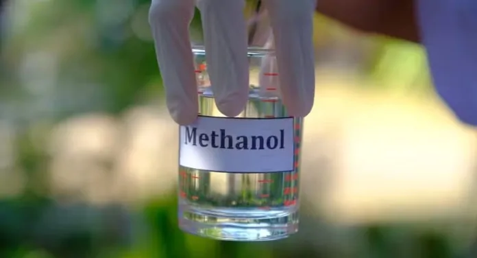 foto mostra o metanol