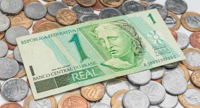 Foto de uma nota de R$ 1