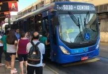 na foto, onibus Canoas