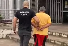 na foto, preso em Canoas