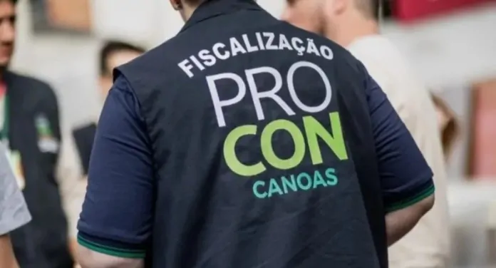 foto mostra fiscal do procon de canoas