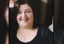 na foto, professora de Canoas