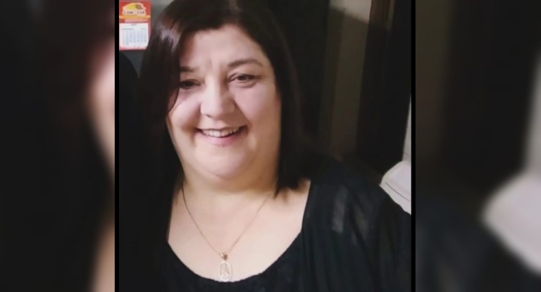 na foto, professora de Canoas