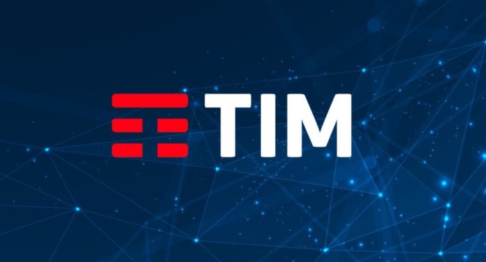 Imagem mostra logotipo da Tim