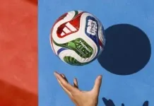 foto mostra a Trionda, bola oficial da copa do mundo 2026
