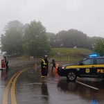 A BR-470 bloqueada entre Bento Gonçalves e Veranopolis