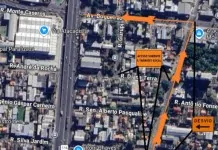 Obras do viaduto da BR-116 em Canoas provocam bloqueios Obras do viaduto da BR-116 em Canoas provocam bloqueios