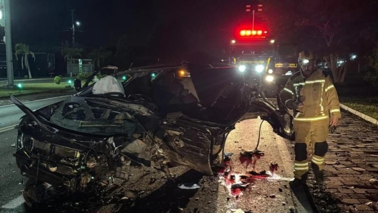 ocorrência do acidente na RS-453