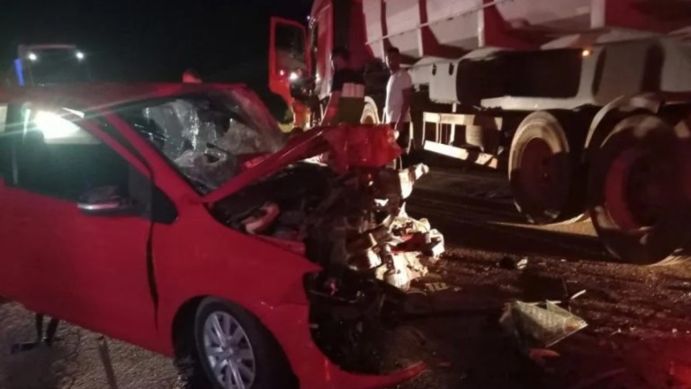 ocorrência do acidente na BR-386