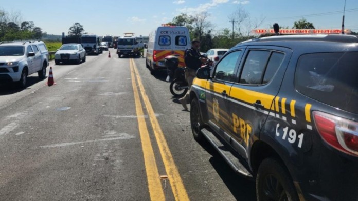 O acidente que aconteceu na BR-386