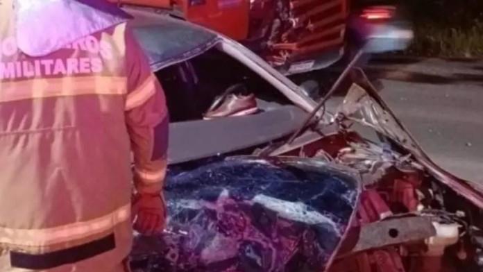 O acidente que aconteceu na RS-020