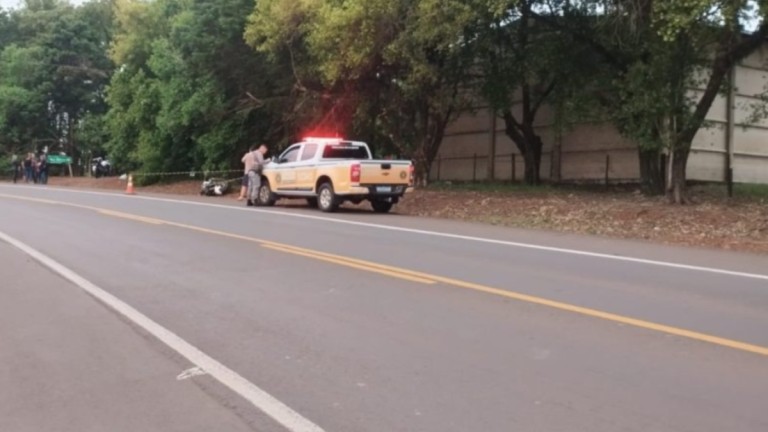 ocorrência do acidente na RS-142