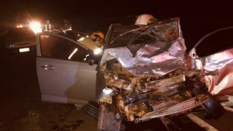 ocorrência do acidente na RS-406