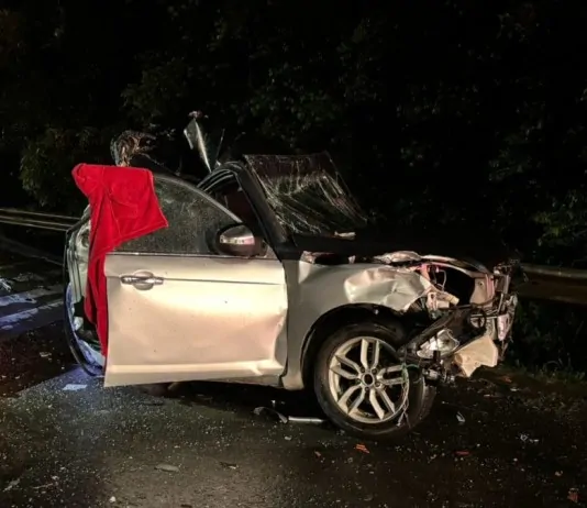 na foto, acidente BR-386 Nova Santa Rita