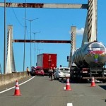 foto do acidente na BR-448, em canoas