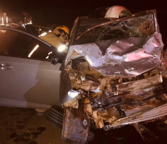 Acidente RS-406 em Nonoai: colisão entre ônibus e carro deixa uma pessoa morta no Norte do Estado