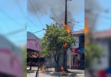 ocorrência de incêndio atendida pelos bombeiros de canoas