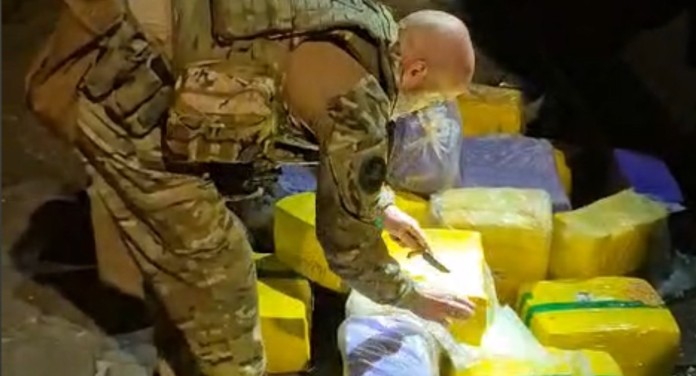 na foto, droga na BR-386 em Nova Santa Rita