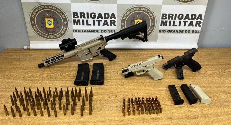 na foto, brigada militar nova santa rita