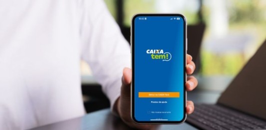 foto do aplicativo do caixa tem