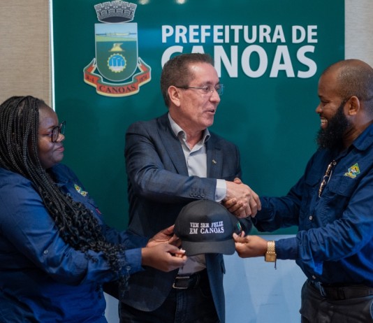 Canoas recebe comitiva de Moçambique para troca de experiências em inovação e segurança