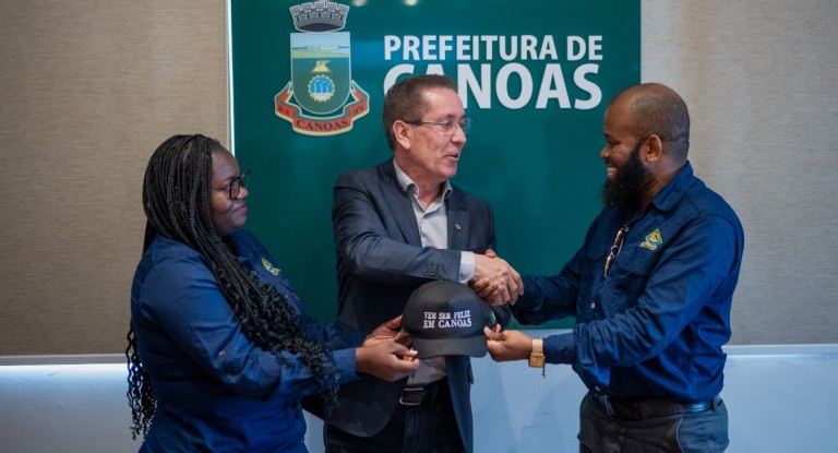 Canoas recebe comitiva de Moçambique para troca de experiências em inovação e segurança