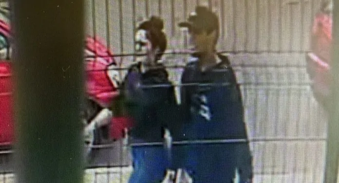 na foto, casal carros Canoas