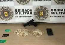 Casal é preso após série de roubo de veículos em Canoas na foto, casal preso Canoas