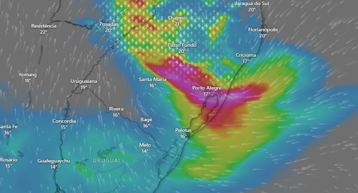 Ciclone em Canoas: últimas atualizações indicam que ventos podem chegar a 89 km/h