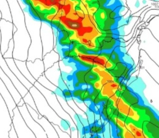 O ciclone que vai atingir o RS