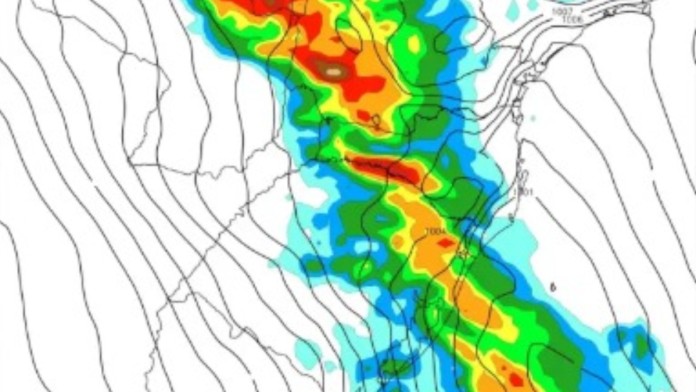 O ciclone que vai atingir o RS